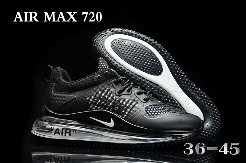 New Nike Air Max 720 Black Running Shoes